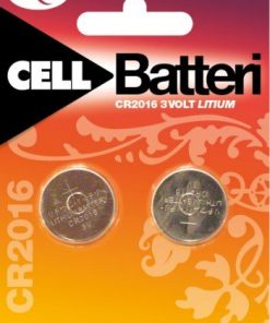 Knappcell Litium CR2016 3V 2-pack