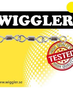 Wiggler Triple Rolling Swivel Black Nickel #3 2-pack
