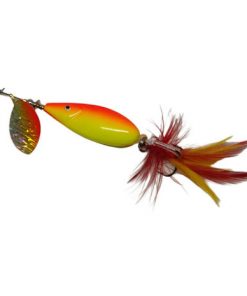 Dollar Spinnare 12g - Gul / röd 4896