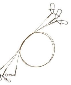 Savage Gear Raw49 Uncoated Trace 20cm 0.27mm 7kg Swivel/Needle Snap 3