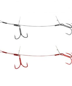 Savage Gear Carbon49 Double Stinger #2/0 18cm 23kg 2pcs