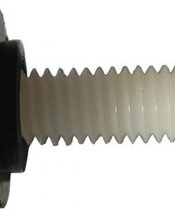 Skruv med mutter till pimpelspö