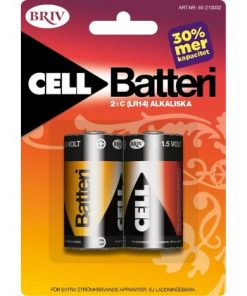 Batteri C  2-pack