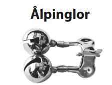 Ålpingla dubbel 15mm