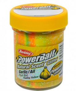 Powerbait Natural Scent Glitter Garlic - Rainbow
