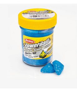 Powerbait Natural Scent Glitter Garlic - Pure Neon Blue