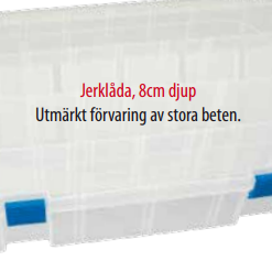 Jerklåda med justerbara fack