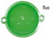 Kastflöte - BILL plastkula rund med öljetter 2-Pack