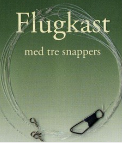 Flugkast med 3 snappers
