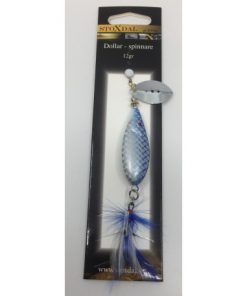 Dollar Spinnare 12g - Silver/blå