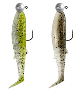 Cannibal shad 10cm 10gram 4-pack Clearwater