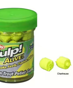 Gulp Alive 9mm trout pellet garlic