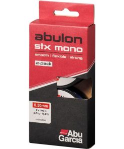 Abu Garcia Abulon STX nylonlina blå 100 m 2-pack