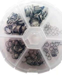 Split rings dispenser 115pcs 4-12mm