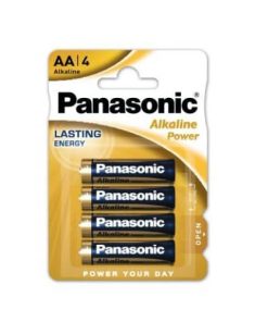 Panasonic Batteri Alkaline Power AA 4