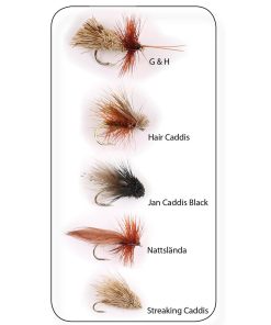 Wiggler Dry Fly Sedges #12 5-pack