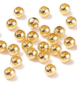 Line Thru Pärlor Guld 3mm